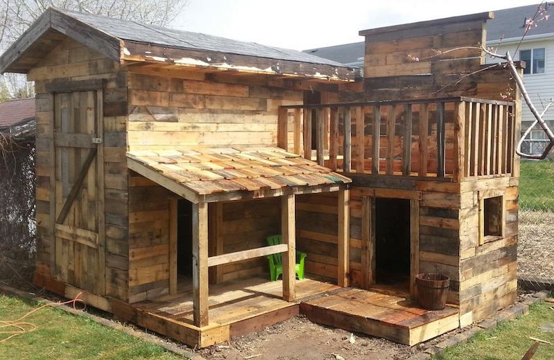 Wooden Pallet House Plans